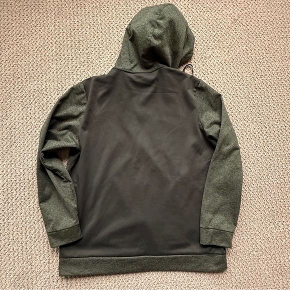 Like new. Mens XL Nike Dark Green and Black Hoodie Therma-fit jacket - Picture 3 of 5